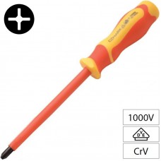 Κατσαβίδι Σταυρός PH0 60mm VDE Μόνωση 1000V 598017